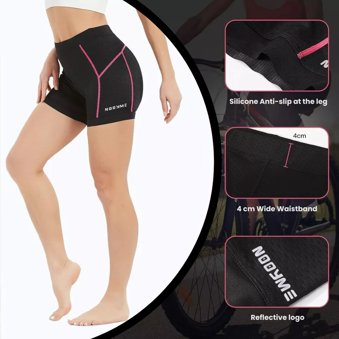 Damen Radhose – Gepolstert für Komfort & Sattelschmerzen-Linderung