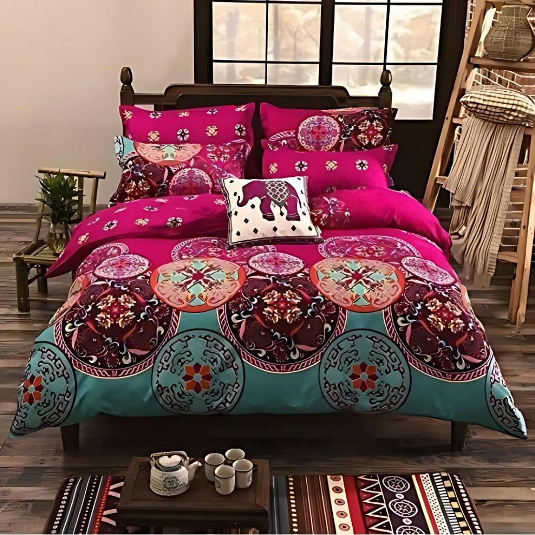 Modern Abstract Duvet Cover Set with Soft Matching Pillowcases