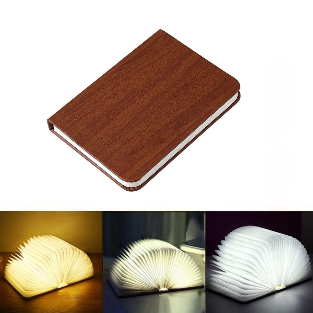 360 graden opvouwbare boeklamp, oplaadbare LED-leeslamp