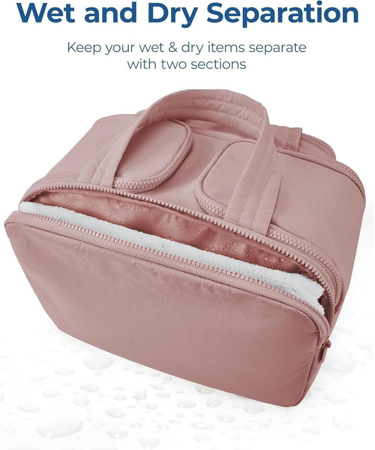 4-in-1 Puffy Kosmetiktasche für Damen Große Make-up- und Hautpflege-Organizer