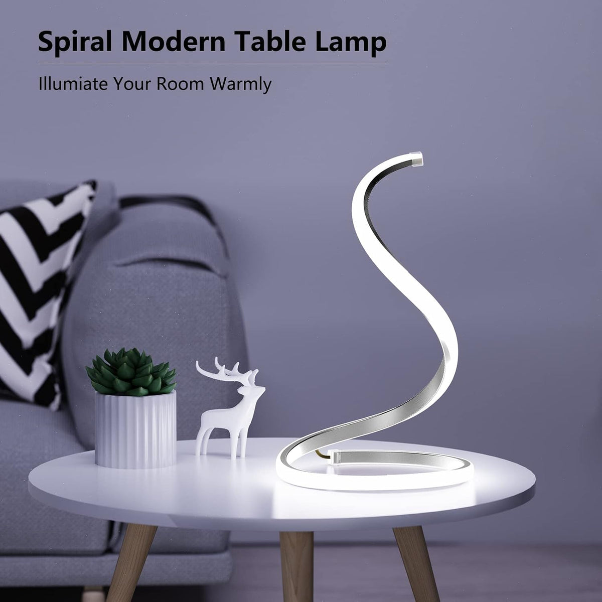 Modern LED Table Lamp with Elegant Tube Design