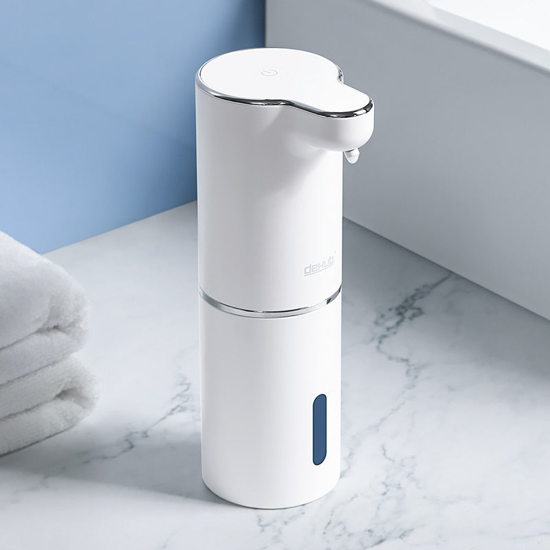 Automatisk sæbedispenser med berøringsfri sensor og genopfyldelig beholder på 250 ml