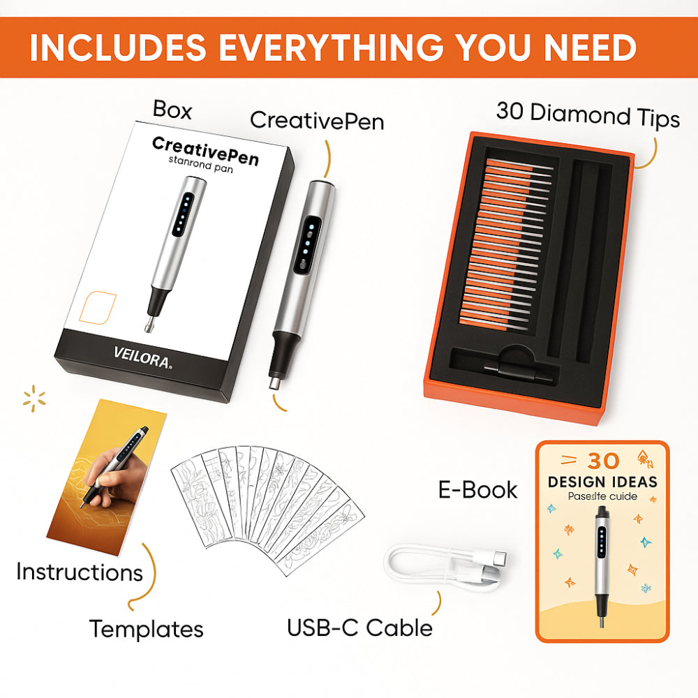 Electric Engraving Pen Precision Craft Tool For DIY Etching Projects