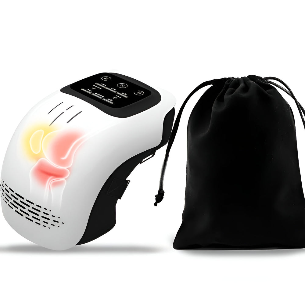 Elektrisch verwarmde kniemassager, verstelbare compressie-ondersteuningsbandage