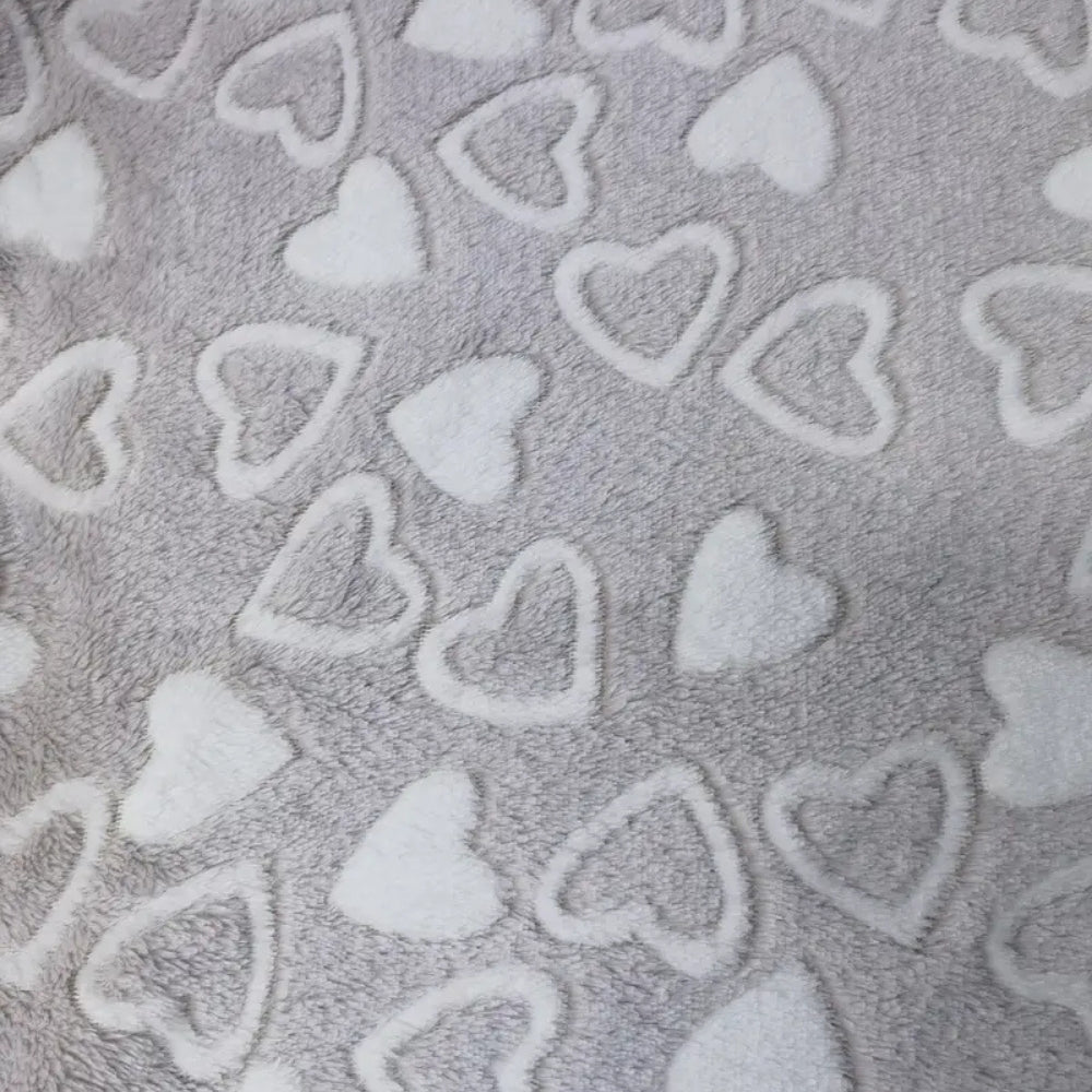 Bademantel aus Flanellfleece mit Schalkragen, zwei Taschen und verstellbarem Gürtel
