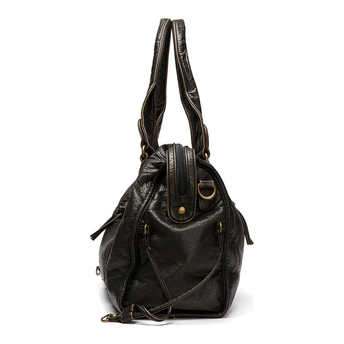 Echtleder-Schultertasche, elegante Alltagshandtasche für die Arbeit