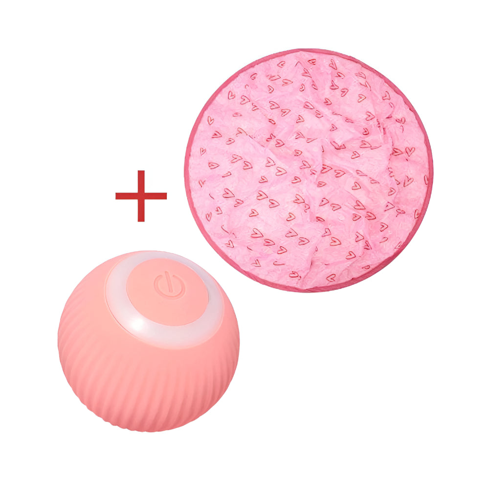Interactive Cat Play Mat Rolling Chase Ball Toy