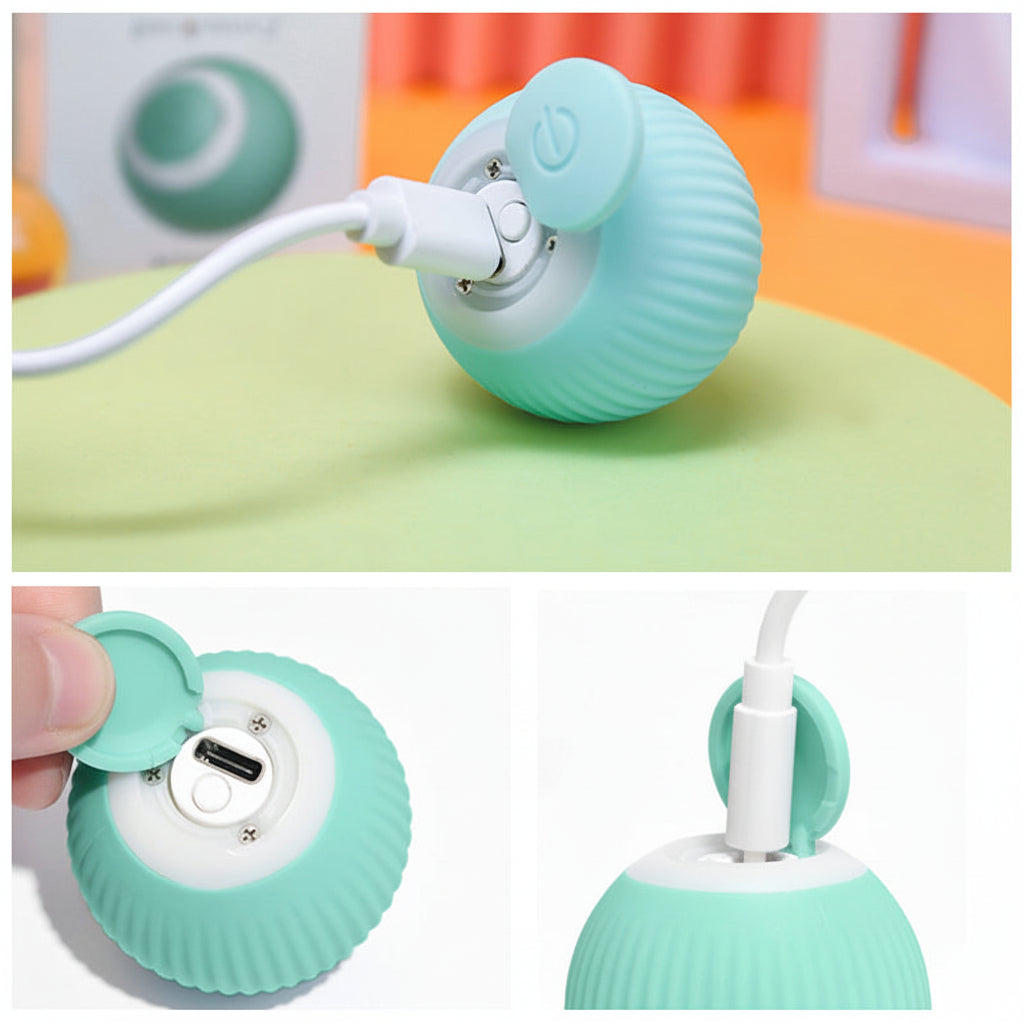 Interactive Rolling Cat Toy Smart Ball Automatic Indoor Play Exercise