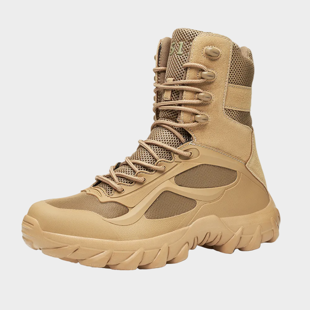 Tactische werklaarzen voor heren met enkelsteun, outdoorschoenen voor werklocaties