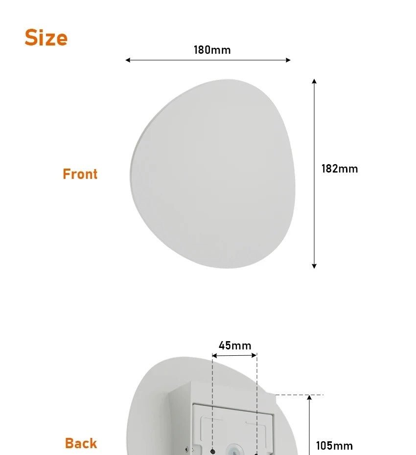Modern LED Wall Lamp with Minimalist Metal Design