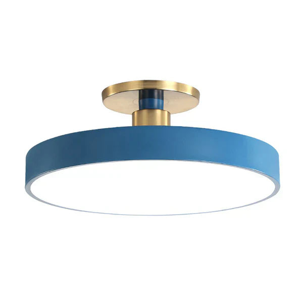 Lampa sufitowa LED Nordic Glow z minimalistycznym okrągłym designem i miękkim światłem ambientowym