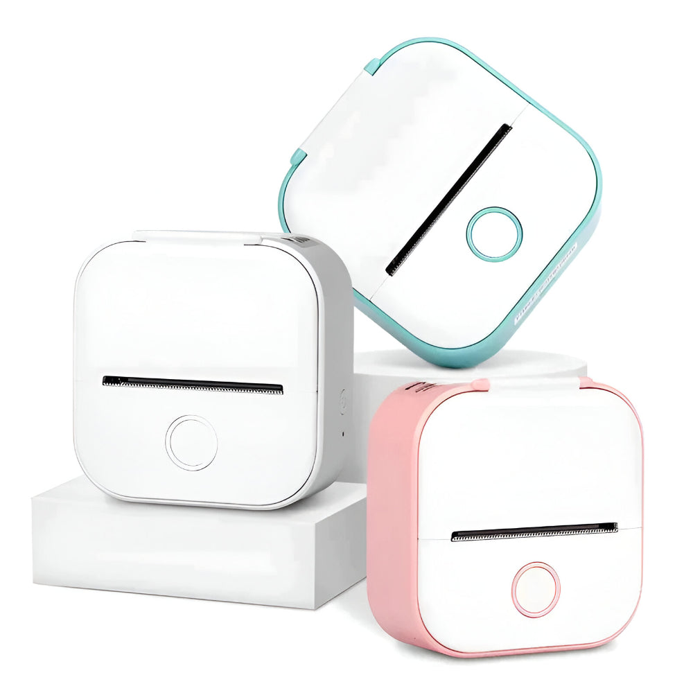 Bærbar Bluetooth-termoprinter, lommeprinter til fotos og etiketter