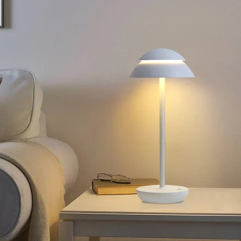 Oplaadbare tafellamp, moderne draadloze LED-verlichting
