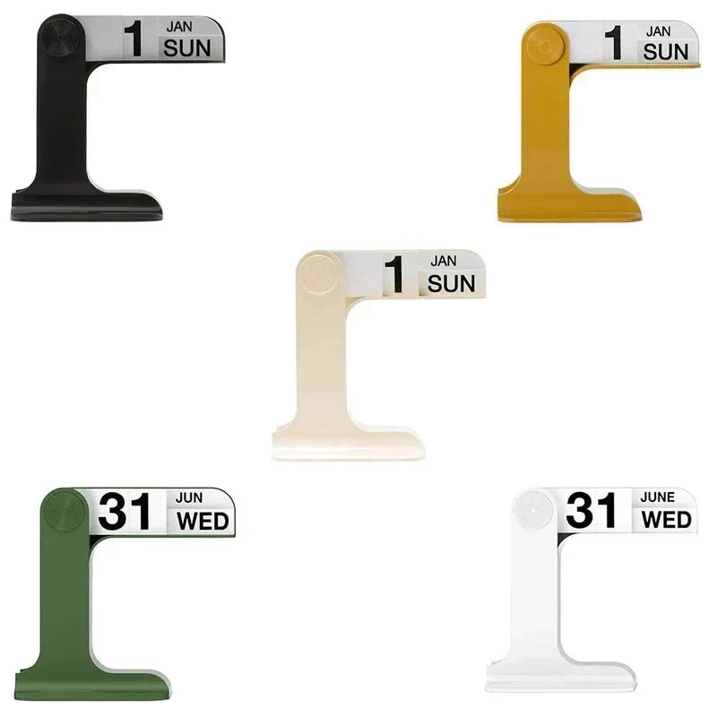 Drehbarer Tischkalender mit skandinavisch inspiriertem, minimalistischem Design, 17 x 16 cm