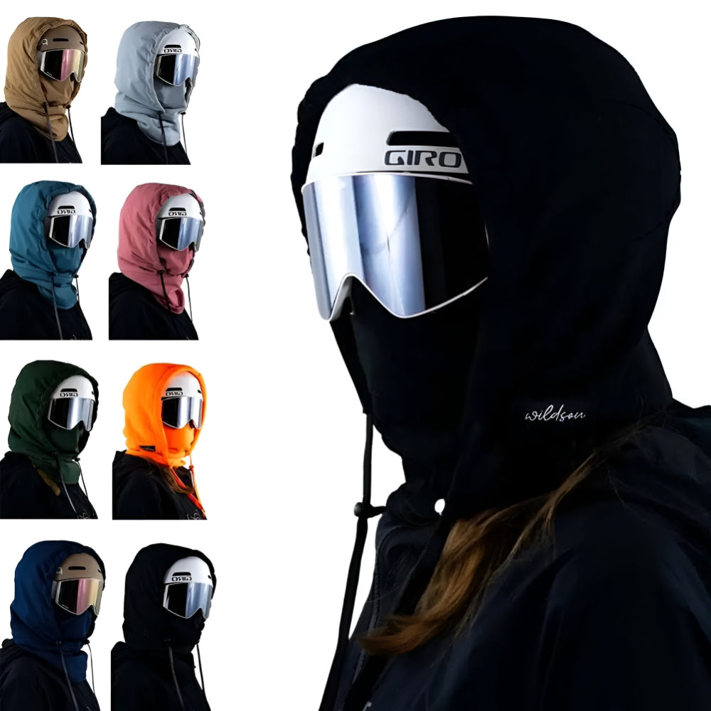 Skimaske mit Kapuze und Gesichtsschutz, verstellbare Winterausrüstung für Outdoor-Sport
