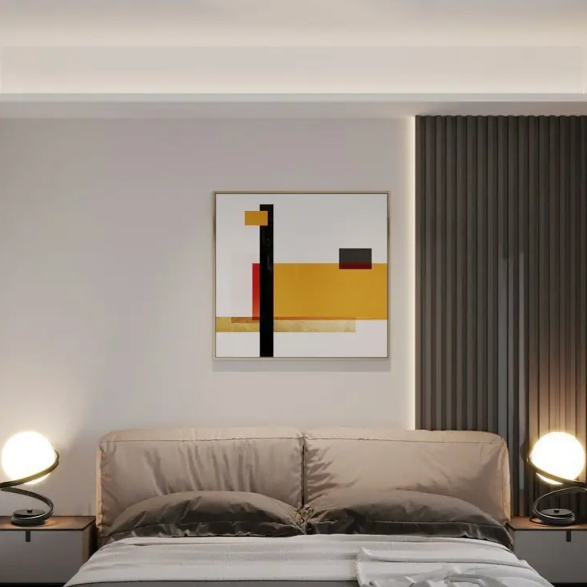 Spiralförmige Tischlampe mit Spirald design aus Metall und Milchglas