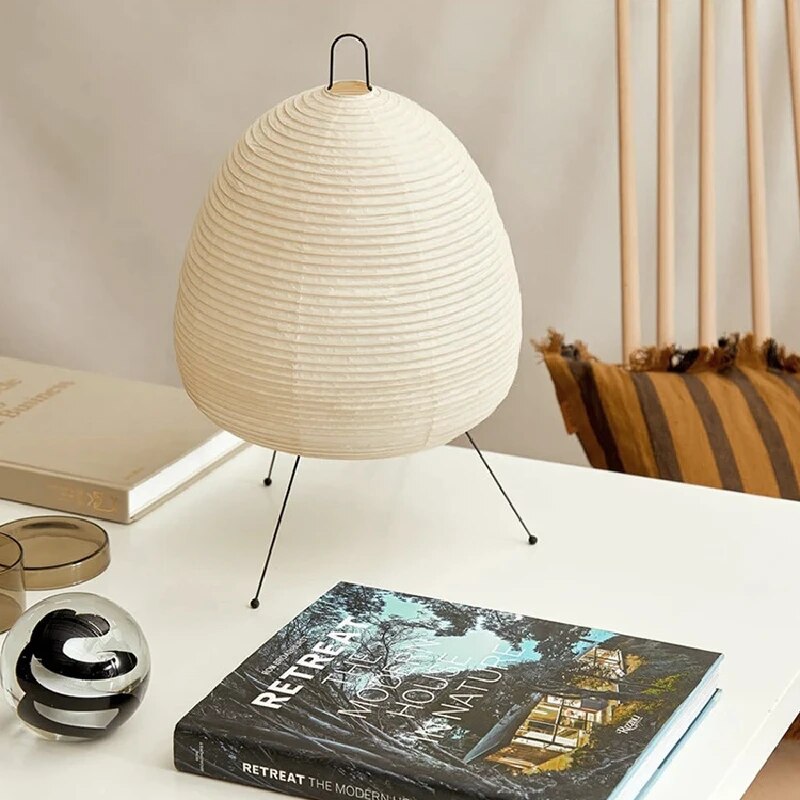 ZenGlow Japanische Reispapierlampe Weiches Umgebungslicht
