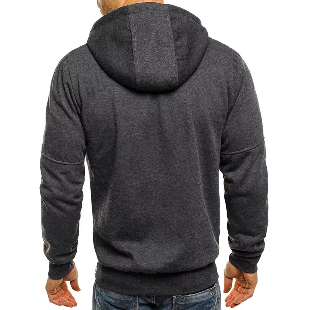 Zip-Up Hoodie für Outdoor-Aktivitäten – Warm, Bequem und Vielseitig