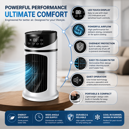 Compact Portable Evaporative Air Cooler