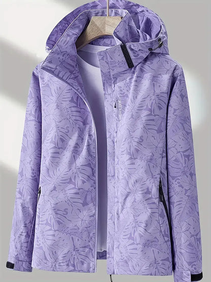 100% Waterproof Women's Outdoor Wind & Rain Jacket – Ultimate Protection for All Weather