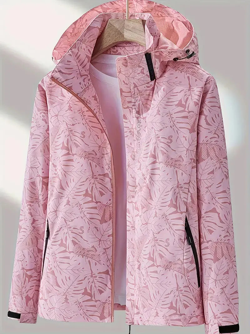 100% Waterproof Women's Outdoor Wind & Rain Jacket – Ultimate Protection for All Weather