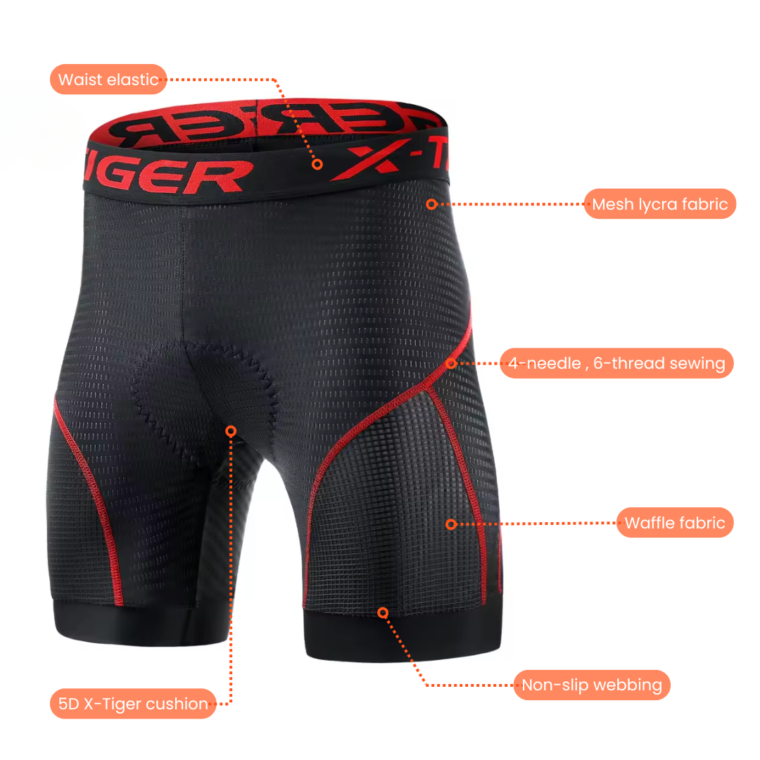 Fietsshorts – korte lengte – 3D gelvulling