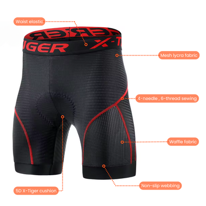 Fietsshorts – korte lengte – 3D gelvulling