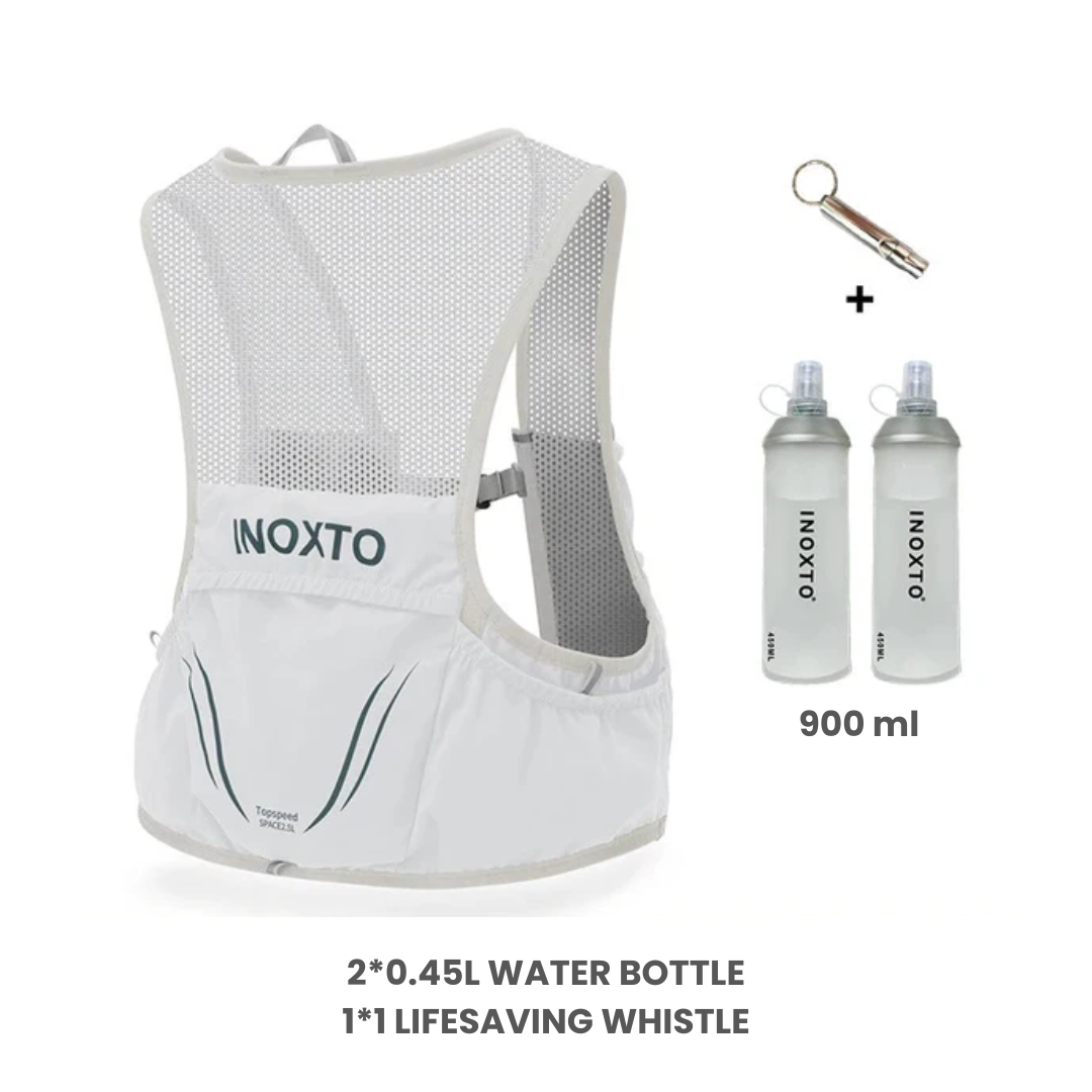 Trail Running Hydration Vest with Soft Flasks