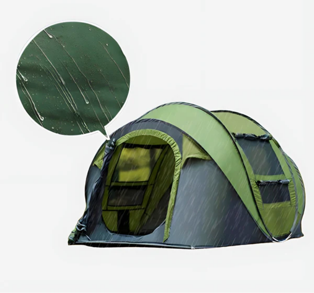 4-Person Instant Camping Tent - Waterproof, Lightweight & Easy Setup