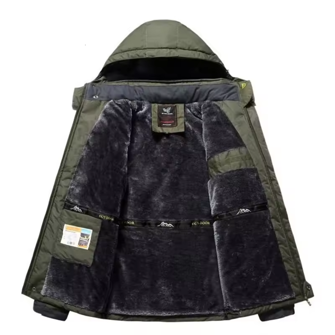 Isolierte Outdoor-Winterjacke – Winddicht & Wasserdicht