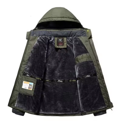 Isolierte Outdoor-Winterjacke – Winddicht & Wasserdicht