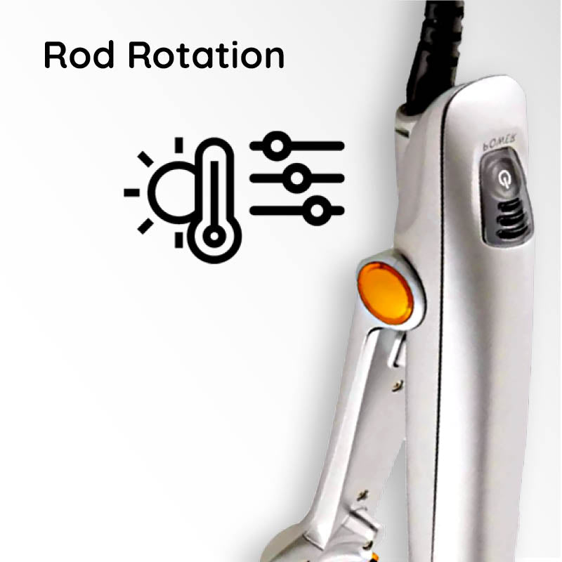 2 in 1 Rotating Hair Brush for Styling and Smoothing