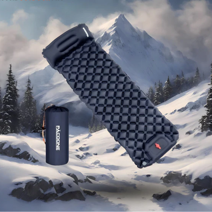 Ultralicht zelfopblazend campingmatje – compact en comfortabel voor wandelen en trekking
