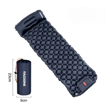Ultralicht zelfopblazend campingmatje – compact en comfortabel voor wandelen en trekking