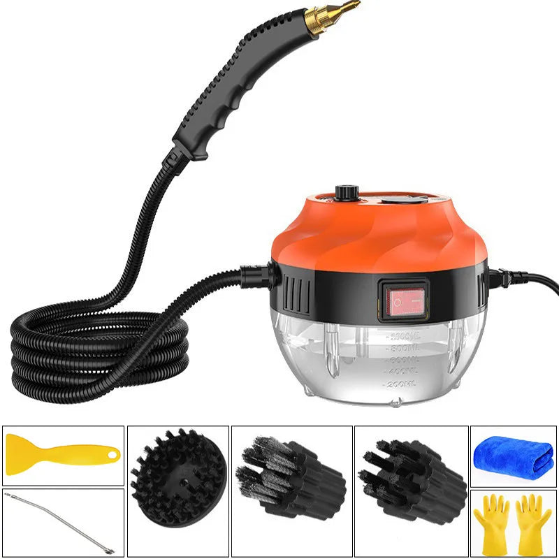 2800W High Pressure Steam Cleaner for Deep and Effortless Cleaning