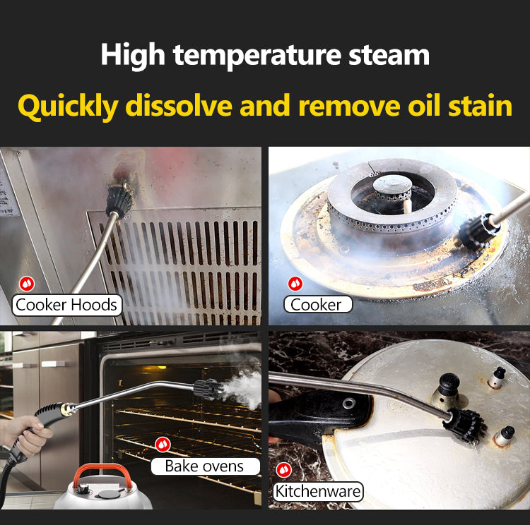 2800W High Pressure Steam Cleaner for Deep and Effortless Cleaning