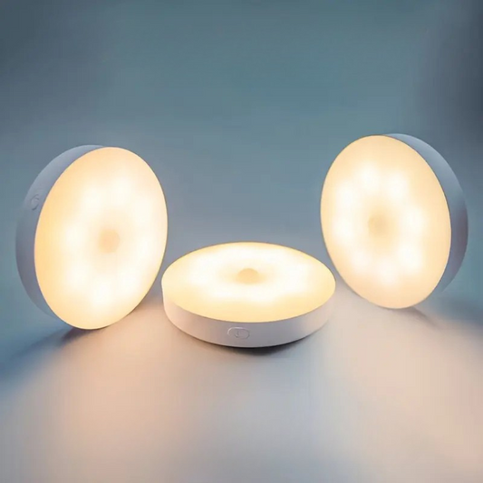 3 Pack LED Motion Sensor Night Lights Rechargeable Magnetic