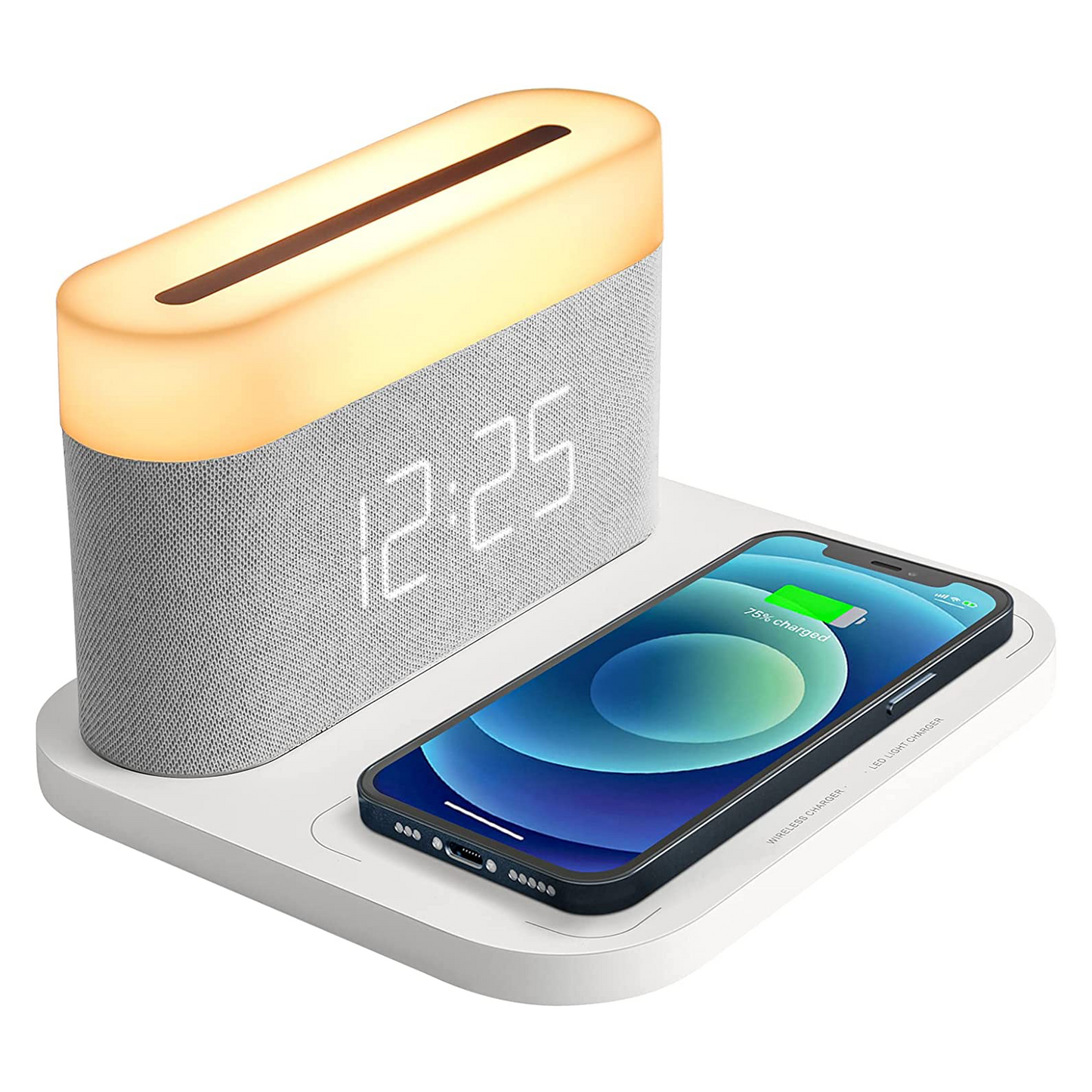 3 in 1 Wireless Charger LED Lamp and Digital Alarm Clock Dock