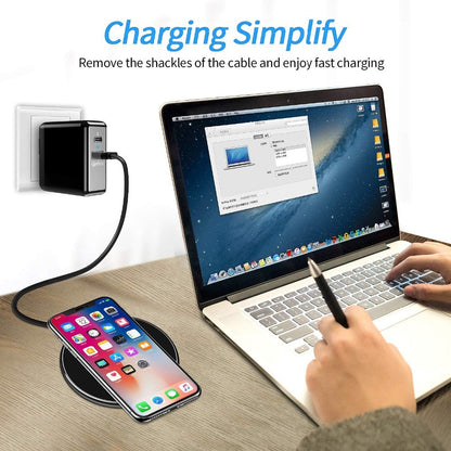 30W Fast Wireless Charging Pad with USB C