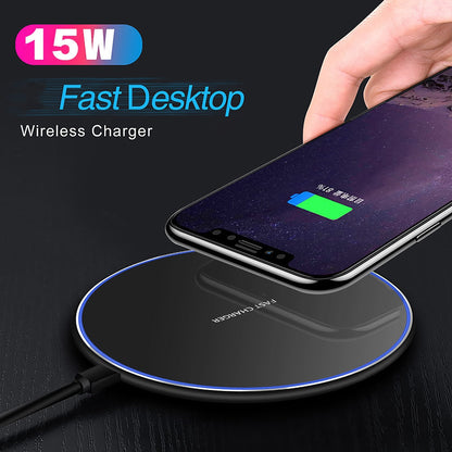 30W Fast Wireless Charging Pad with USB C