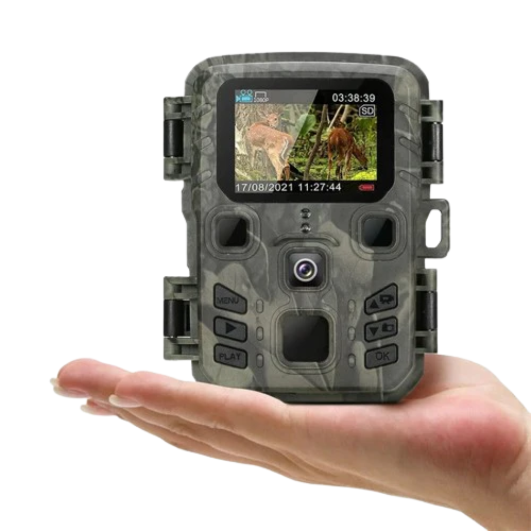 Mini Trail Kamera 1080p - Bevægelsesaktiveret Dyreliv og Sikkerhedskamera