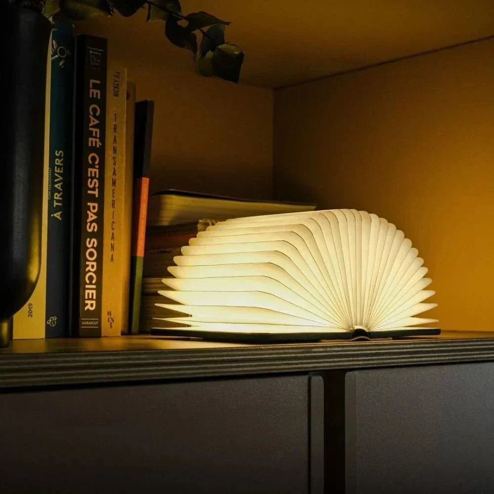 360 graden opvouwbare boeklamp, oplaadbare LED-leeslamp