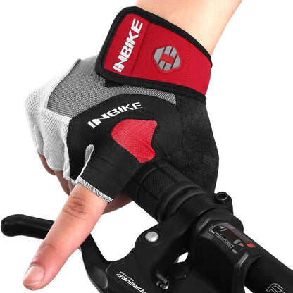 3D Gel Padded Cycling Gloves Breathable Half Finger Grip Gloves