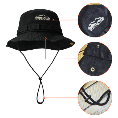 Pro Bucket Hat – Unisex, Perfekt til Udendørs Aktiviteter