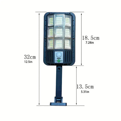 5000LM Solar Floodlight Motion Sensor Dusk to Dawn Outdoor Security Light with Remote Control