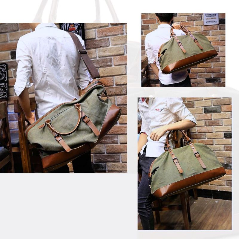 50L Travel Duffel Bag Water Resistant with Adjustable Strap