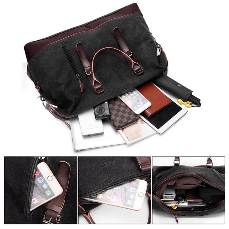 50L Travel Duffel Bag Water Resistant with Adjustable Strap