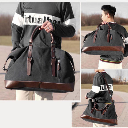 50L Travel Duffel Bag Water Resistant with Adjustable Strap