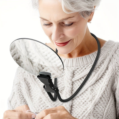 5X Magnifying Glass Pro with Hands Free Neck Design for Reading Crafts and Detailed Tasks