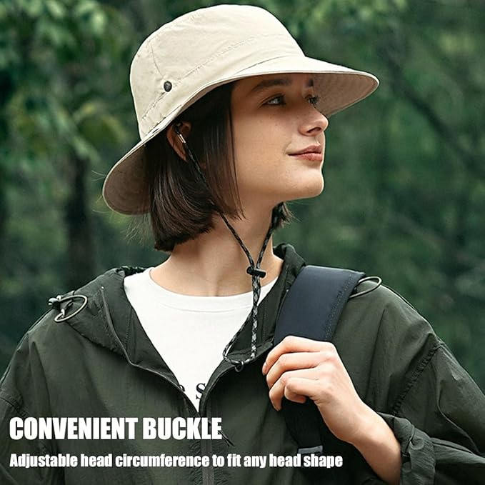Women's UV Protection Sun Hat – Breathable & Packable for Outdoor Adventures